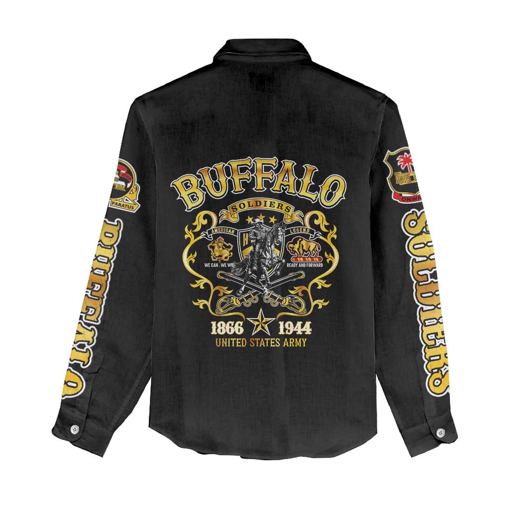 Buffalo Soldiers Women Casual Shirt American American Legend 1866-1944