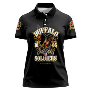 Buffalo Soldiers Women Polo Shirt American American Legend 1866-1944