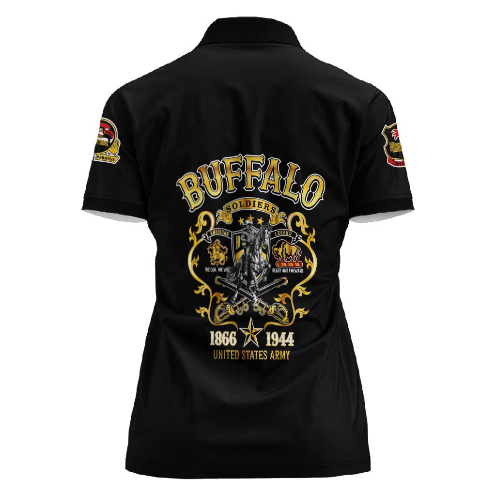 Buffalo Soldiers Women Polo Shirt American American Legend 1866-1944