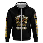 Buffalo Soldiers Zip Hoodie American American Legend 1866-1944