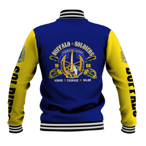 We Can We Will Buffalo Soldiers Baseball Jacket Us Army Ready and Forward