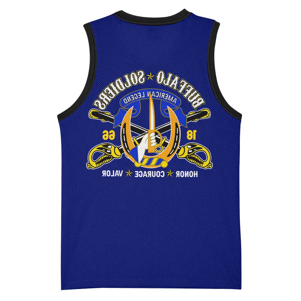 We Can We Will Buffalo Soldiers Basketball Jersey Us Army Ready and Forward - African Pride