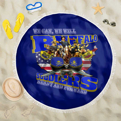 We Can We Will Buffalo Soldiers Beach Blanket Us Army Ready and Forward