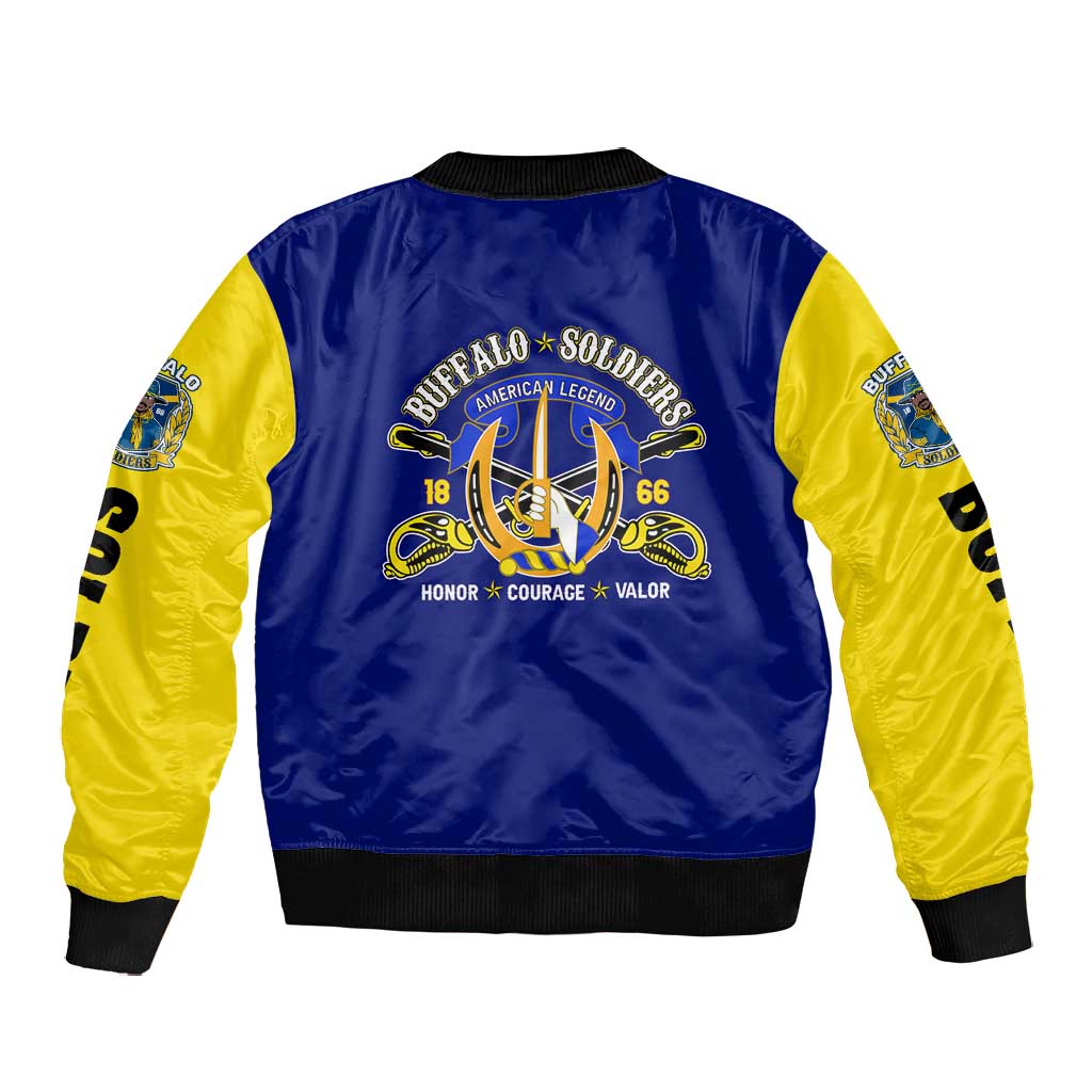 We Can We Will Buffalo Soldiers Bomber Jacket Us Army Ready and Forward