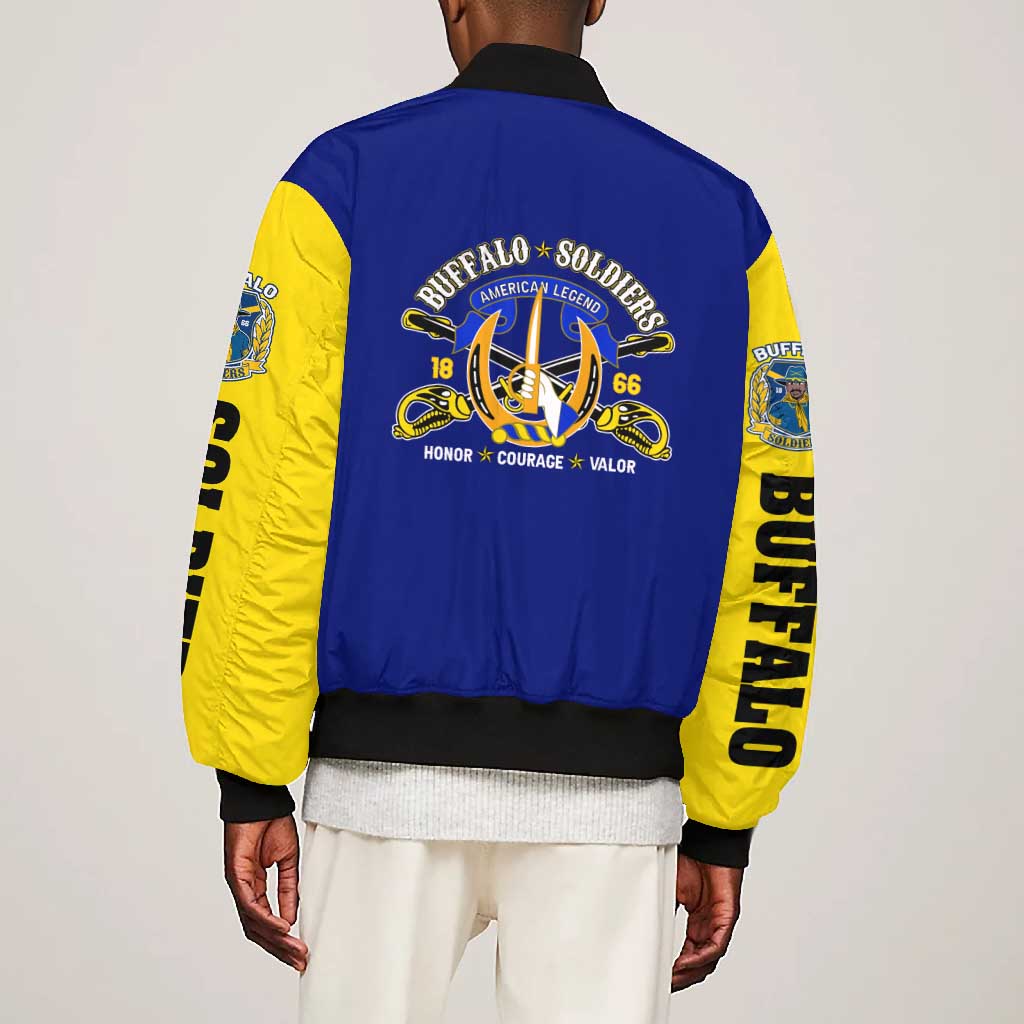 We Can We Will Buffalo Soldiers Bomber Jacket Us Army Ready and Forward