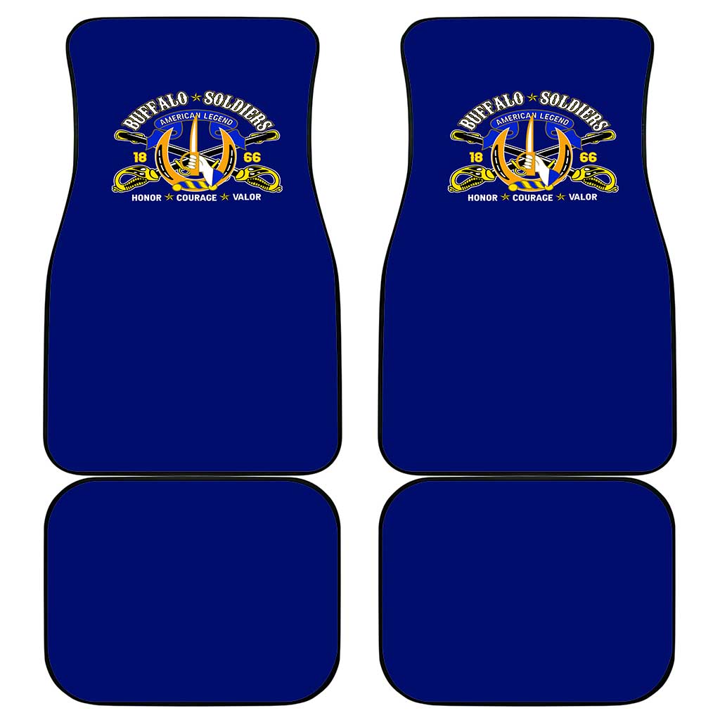 We Can We Will Buffalo Soldiers Car Mats Us Army Ready and Forward