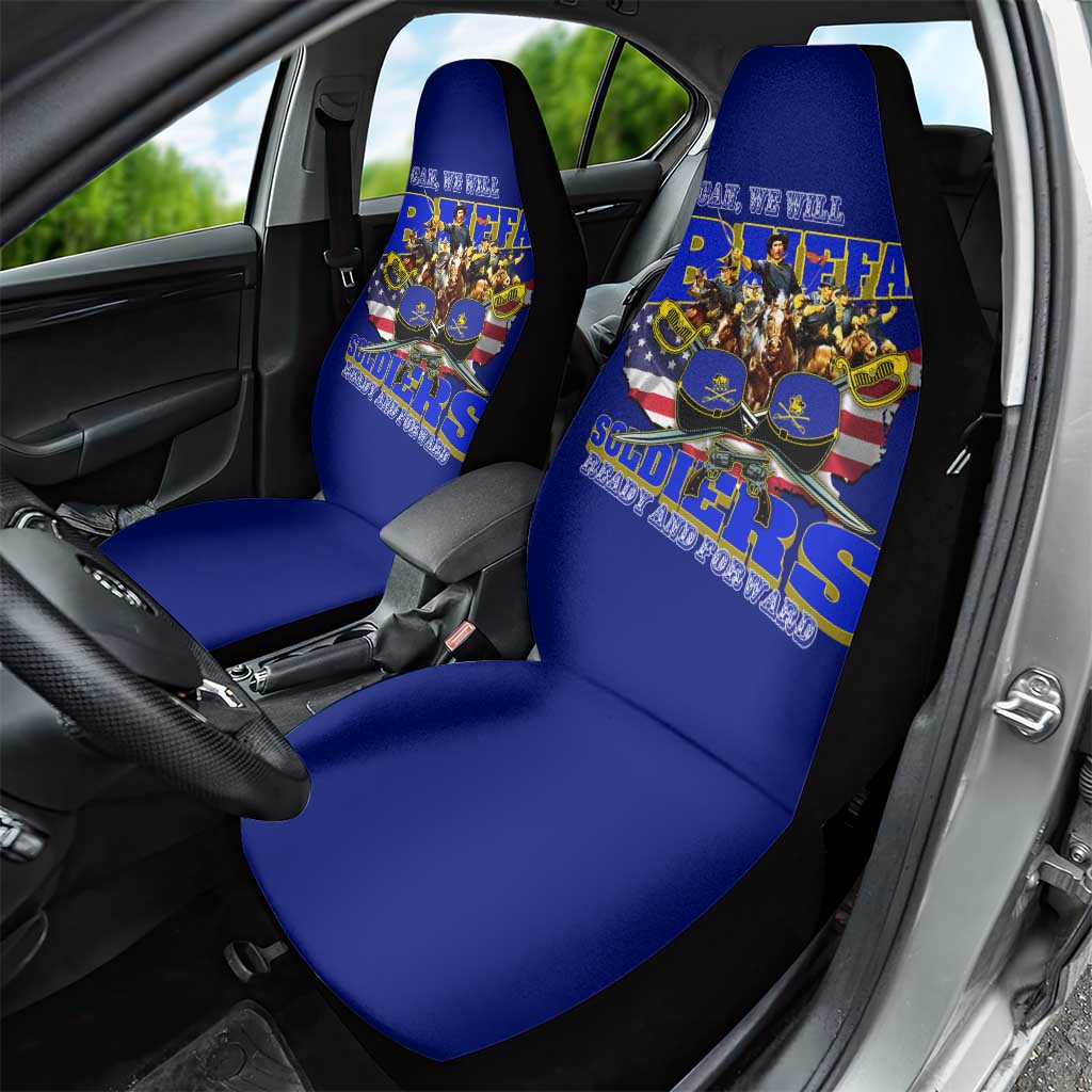 We Can We Will Buffalo Soldiers Car Seat Cover Us Army Ready and Forward