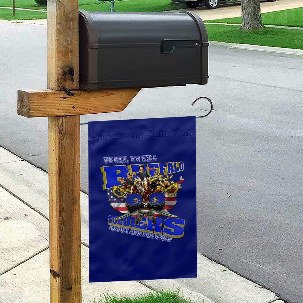We Can We Will Buffalo Soldiers Garden Flag Us Army Ready and Forward