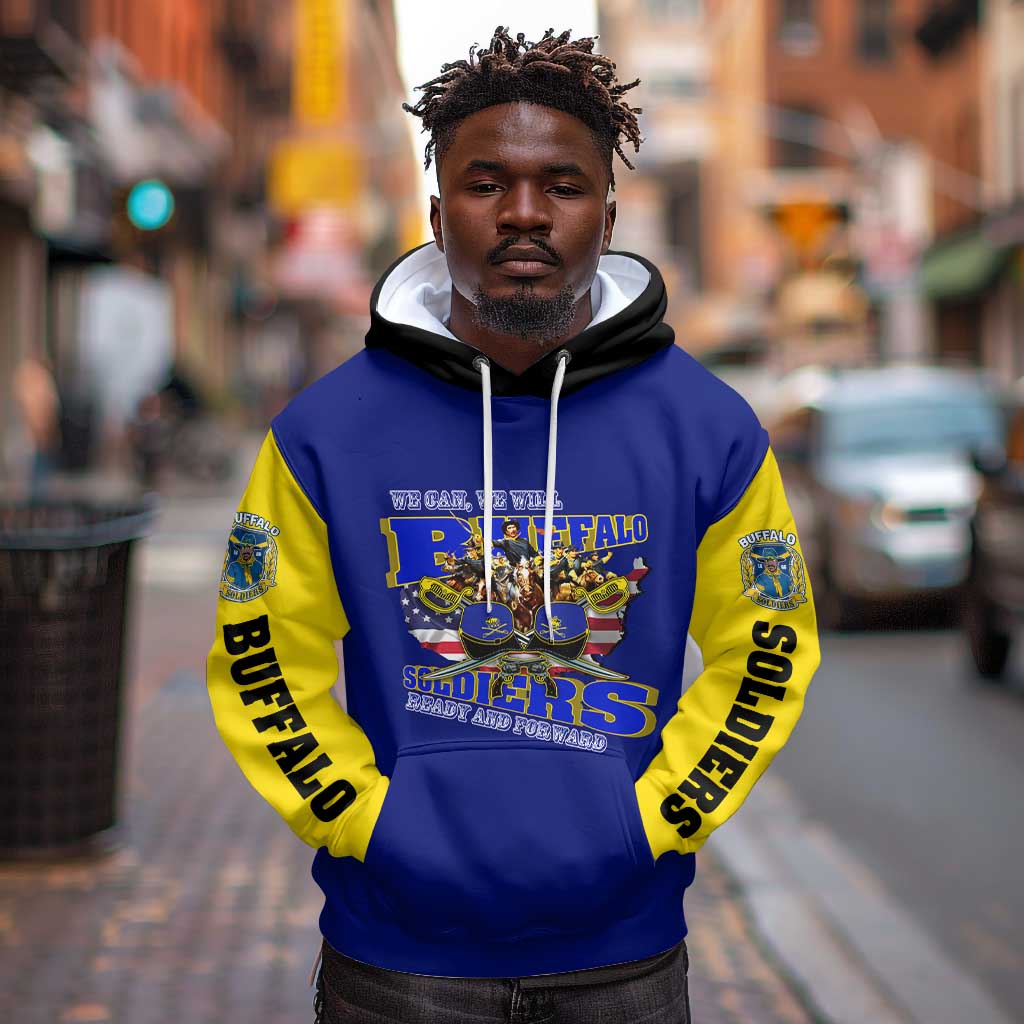 We Can We Will Buffalo Soldiers Hoodie Us Army Ready and Forward