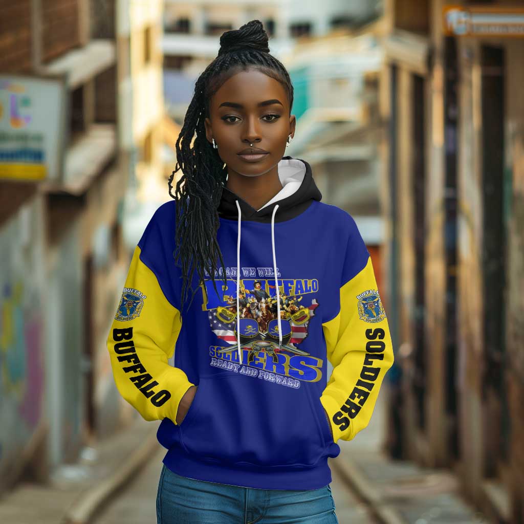 We Can We Will Buffalo Soldiers Hoodie Us Army Ready and Forward