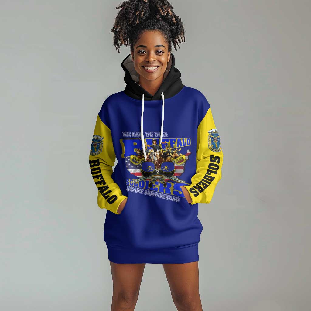 We Can We Will Buffalo Soldiers Hoodie Dress Us Army Ready and Forward
