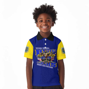 We Can We Will Buffalo Soldiers Kid Polo Shirt Us Army Ready and Forward