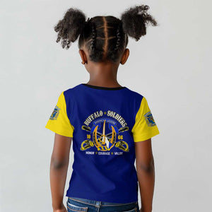 We Can We Will Buffalo Soldiers Kid T shirt Us Army Ready and Forward