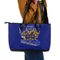 We Can We Will Buffalo Soldiers Leather Tote Bag Us Army Ready and Forward