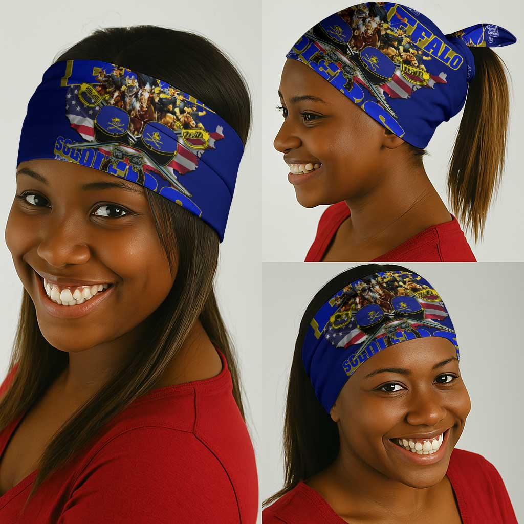 We Can We Will Buffalo Soldiers Neck Gaiter Us Army Ready and Forward DT02