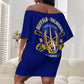 We Can We Will Buffalo Soldiers Off Shoulder Short Dress Us Army Ready and Forward