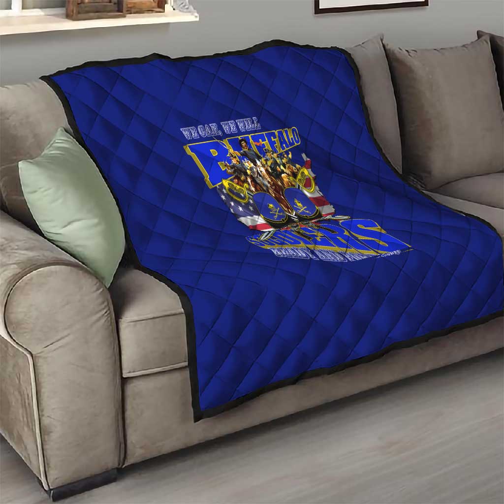 We Can We Will Buffalo Soldiers Quilt Us Army Ready and Forward