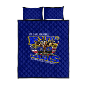 We Can We Will Buffalo Soldiers Quilt Bed Set Us Army Ready and Forward