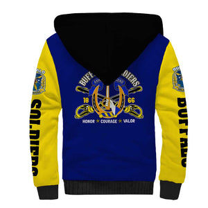 We Can We Will Buffalo Soldiers Sherpa Hoodie Us Army Ready and Forward