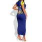 We Can We Will Buffalo Soldiers Short Sleeve Bodycon Dress Us Army Ready and Forward DT02