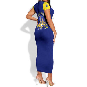 We Can We Will Buffalo Soldiers Short Sleeve Bodycon Dress Us Army Ready and Forward DT02
