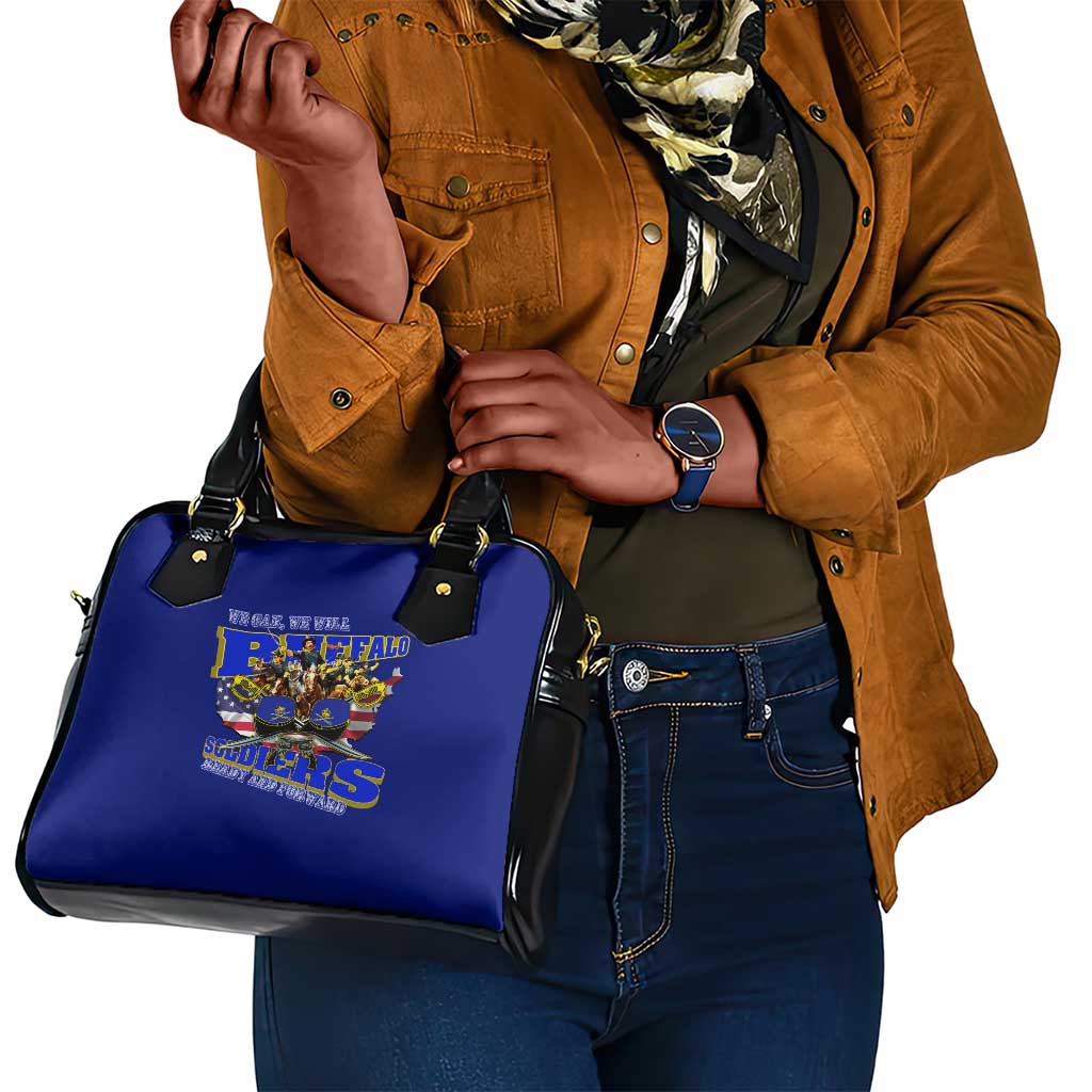 We Can We Will Buffalo Soldiers Shoulder Handbag Us Army Ready and Forward