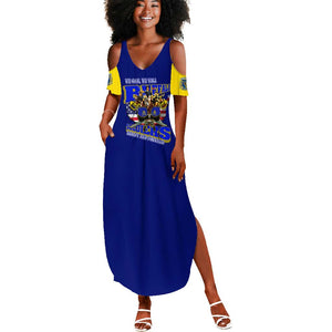 We Can We Will Buffalo Soldiers Summer Maxi Dress Us Army Ready and Forward