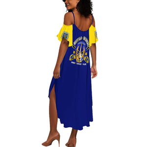 We Can We Will Buffalo Soldiers Summer Maxi Dress Us Army Ready and Forward