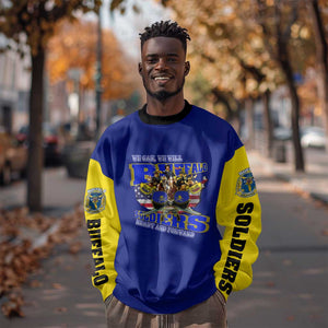 We Can We Will Buffalo Soldiers Sweatshirt Us Army Ready and Forward