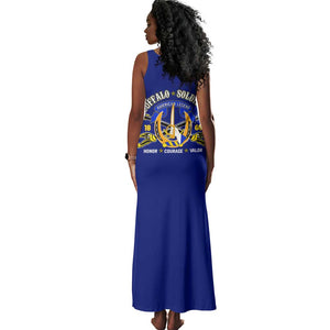 We Can We Will Buffalo Soldiers Tank Maxi Dress Us Army Ready and Forward
