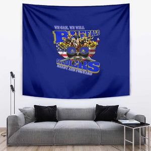 We Can We Will Buffalo Soldiers Tapestry Us Army Ready and Forward