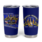 We Can We Will Buffalo Soldiers Tumbler Cup Us Army Ready and Forward