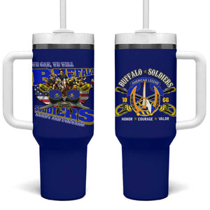 We Can We Will Buffalo Soldiers Tumbler With Handle Us Army Ready and Forward