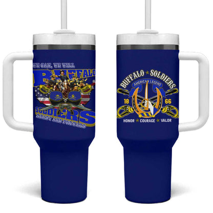 We Can We Will Buffalo Soldiers Tumbler With Handle Us Army Ready and Forward