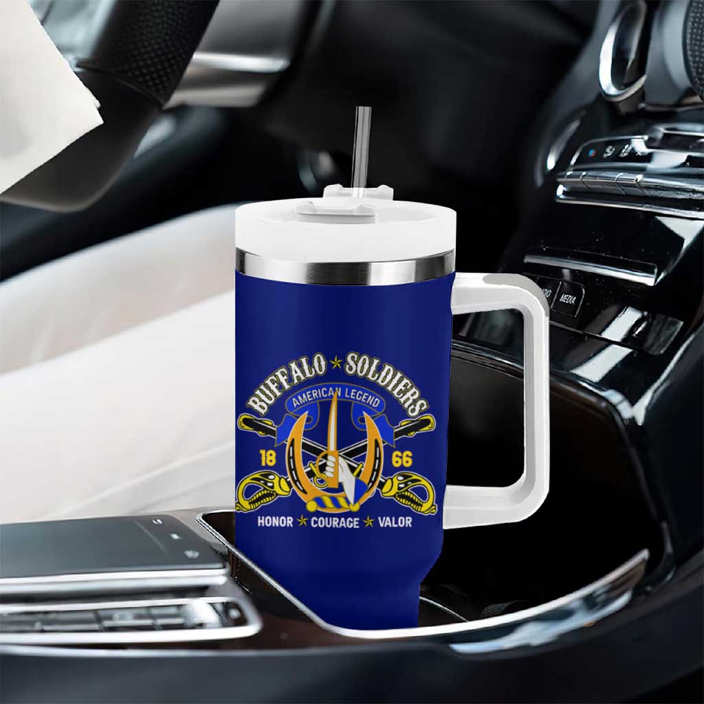 We Can We Will Buffalo Soldiers Tumbler With Handle Us Army Ready and Forward