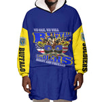We Can We Will Buffalo Soldiers Wearable Blanket Hoodie Us Army Ready and Forward