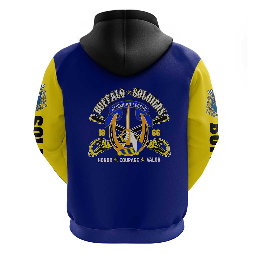 We Can We Will Buffalo Soldiers Zip Hoodie Us Army Ready and Forward