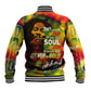 The Legend of Reggae One Love Baseball Jacket Bob Colorful Art