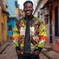 The Legend of Reggae One Love Bomber Jacket Bob Colorful Art