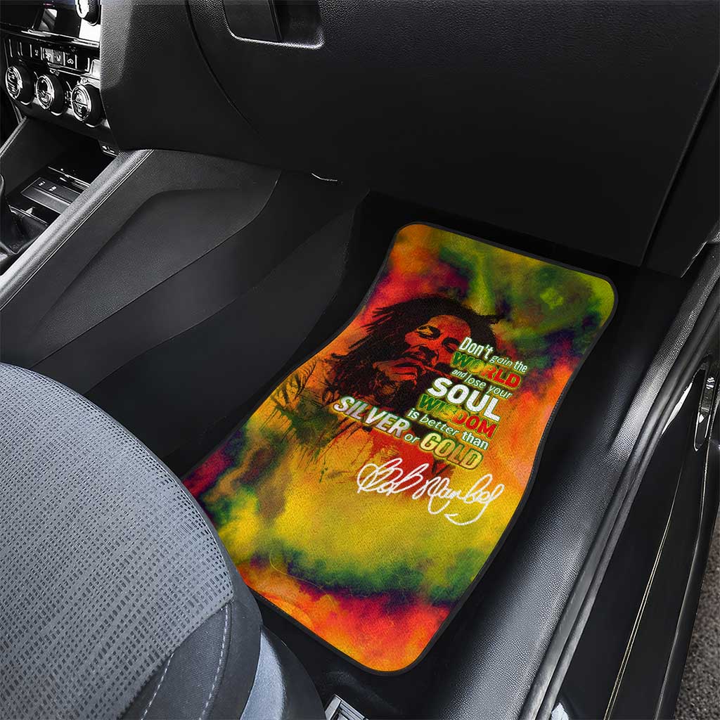 The Legend of Reggae One Love Car Mats Bob Colorful Art