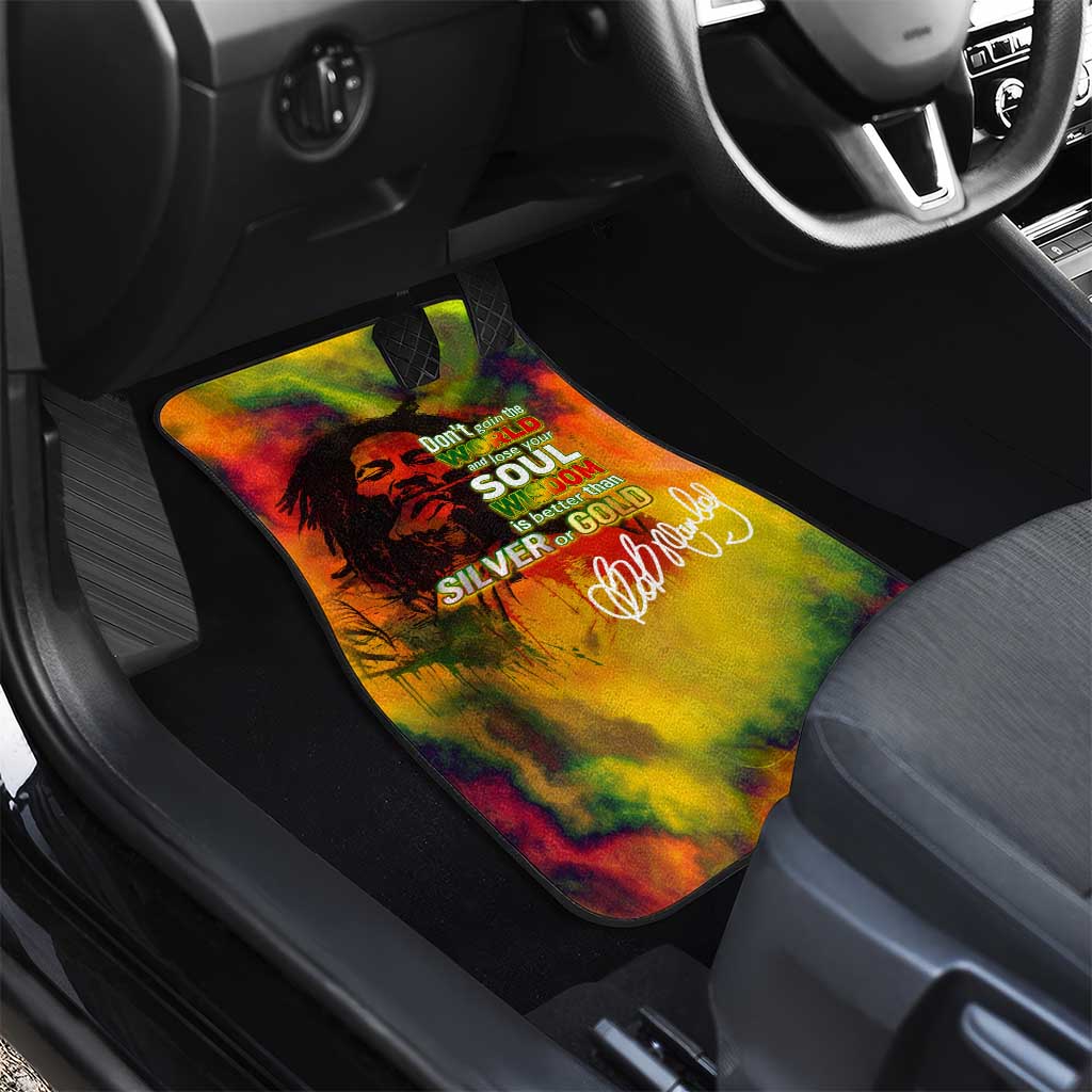 The Legend of Reggae One Love Car Mats Bob Colorful Art