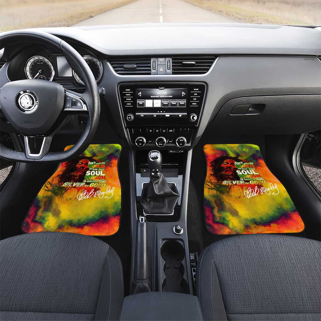The Legend of Reggae One Love Car Mats Bob Colorful Art