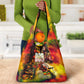 The Legend of Reggae One Love Grocery Bag Bob Colorful Art