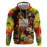 The Legend of Reggae One Love Hoodie Bob Colorful Art