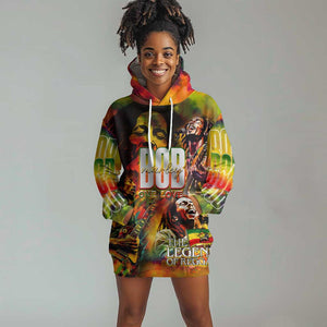 The Legend of Reggae One Love Hoodie Dress Bob Colorful Art