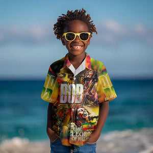 The Legend of Reggae One Love Kid Hawaiian Shirt Bob Colorful Art