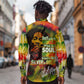 The Legend of Reggae One Love Long Sleeve Button Shirt Bob Colorful Art