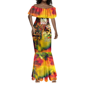 The Legend of Reggae One Love Mermaid Dress Bob Colorful Art