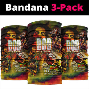 The Legend of Reggae One Love Neck Gaiter Bob Colorful Art DT02