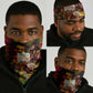 The Legend of Reggae One Love Neck Gaiter Bob Colorful Art DT02